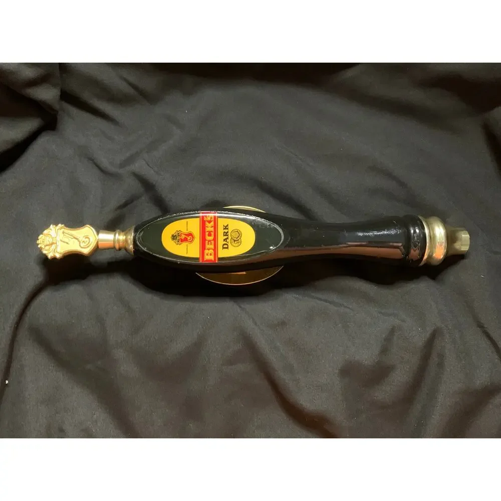 Beck's Dark Beer Tap Handle German Import Black Gold 13 Inch Keg Pull